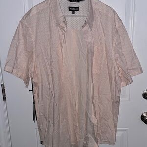 Rains Light Pink Casual Button Down Shirt